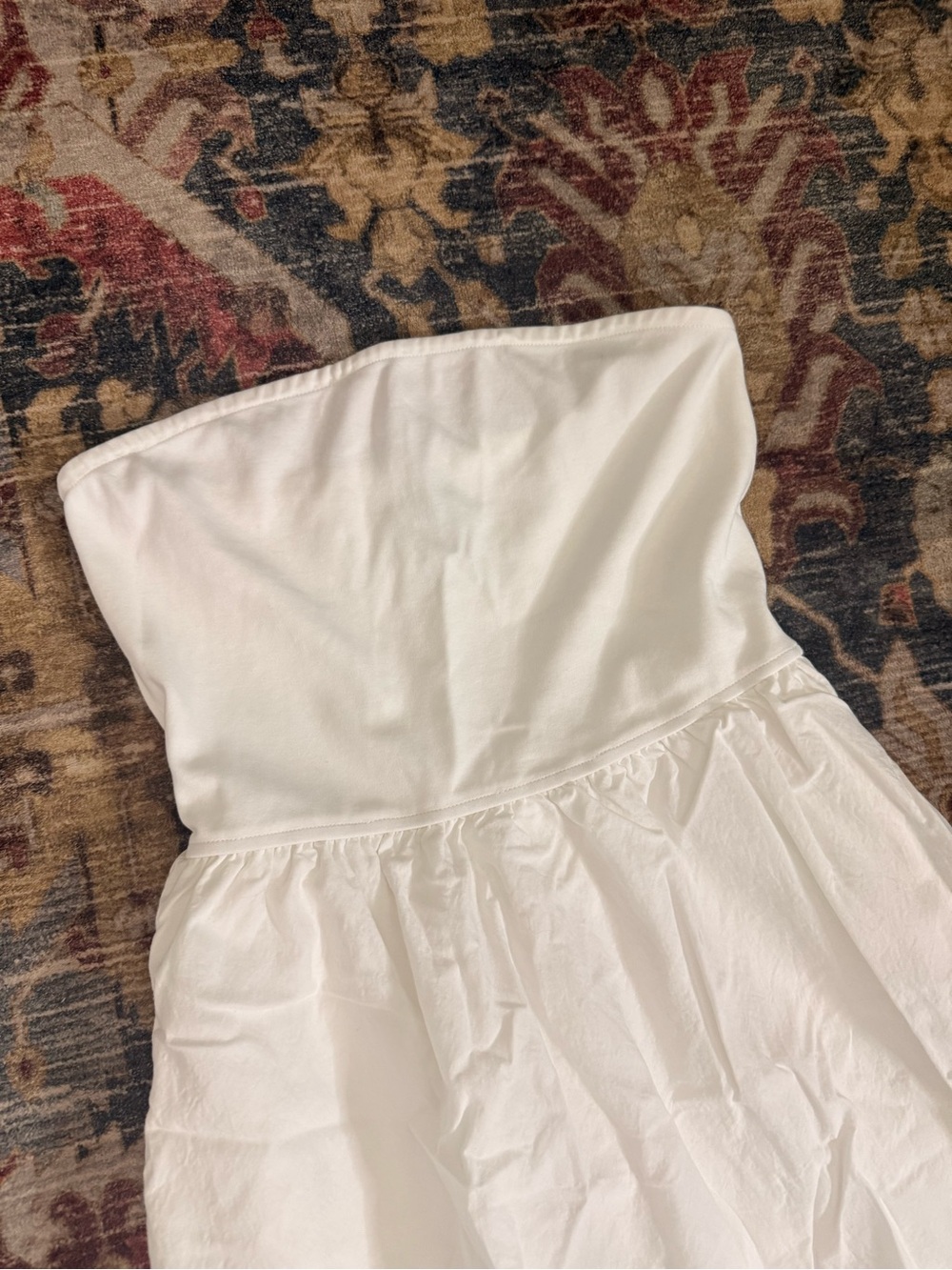 Strapless White Maxi Dress - Summer Dress - Picture 7 of 10
